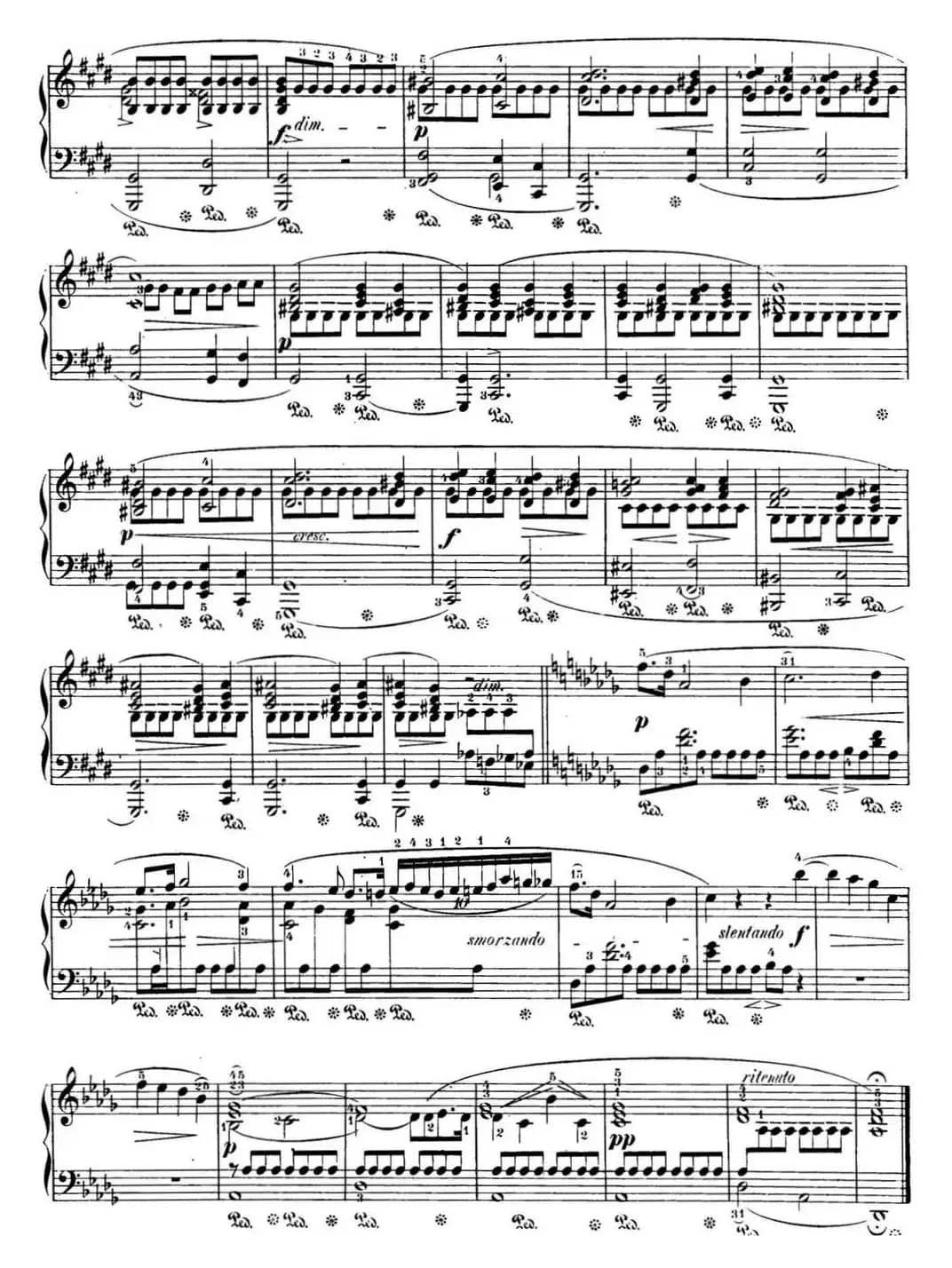 肖邦 24首钢琴前奏曲 Op.28 No.15 降D大调 雨滴