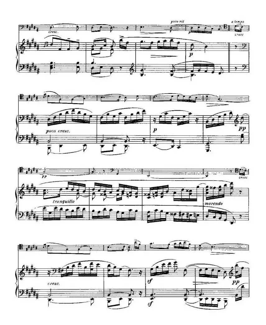 马克斯·布鲁赫 Op70 4首（大提琴+钢琴）