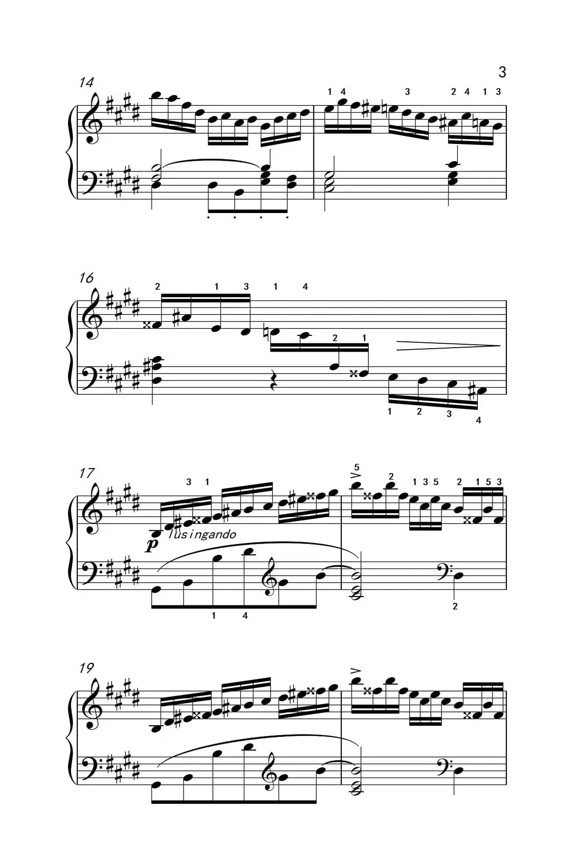 莫什科夫斯基 钢琴练习曲（第一首）