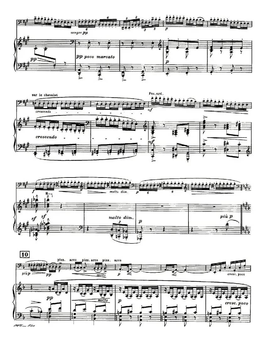 Sonata（大提琴奏鸣曲、大提琴+钢琴）