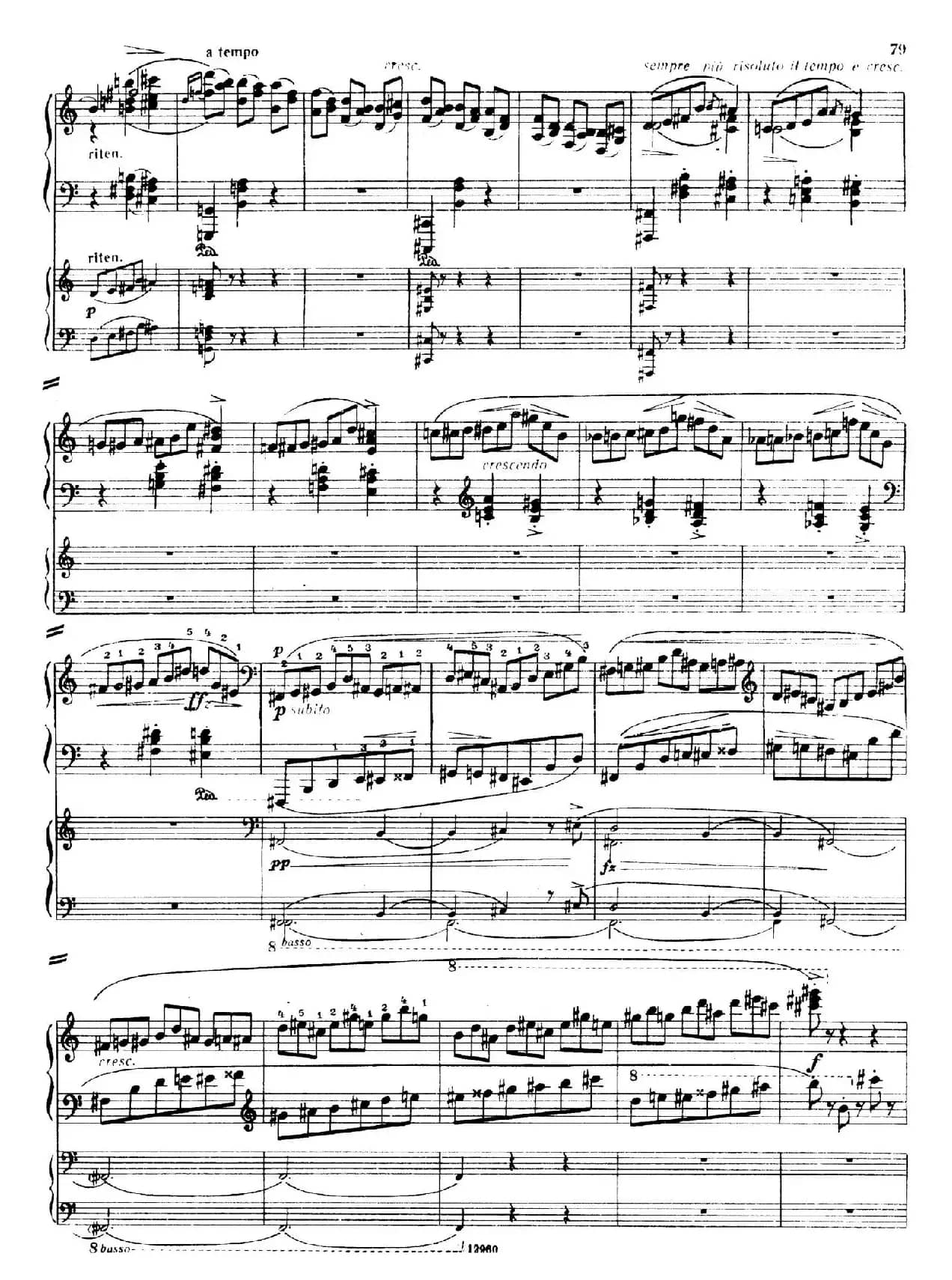 Piano Concerto No.2 in c Minor Op.50（c小调第二钢琴协奏曲·Ⅲ·双钢琴）