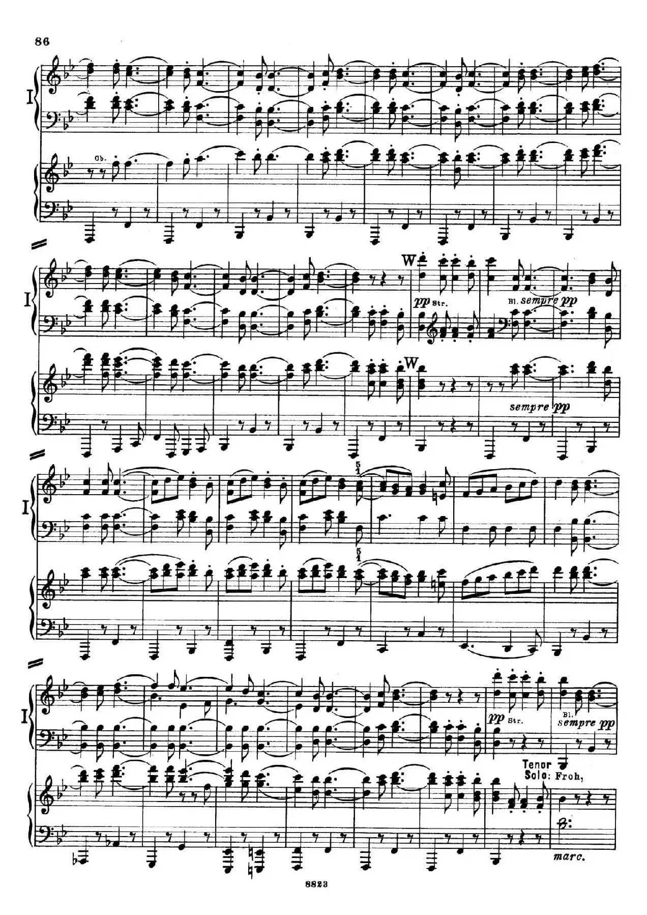 d小调第九交响曲 Op.125（双钢琴P83——92）