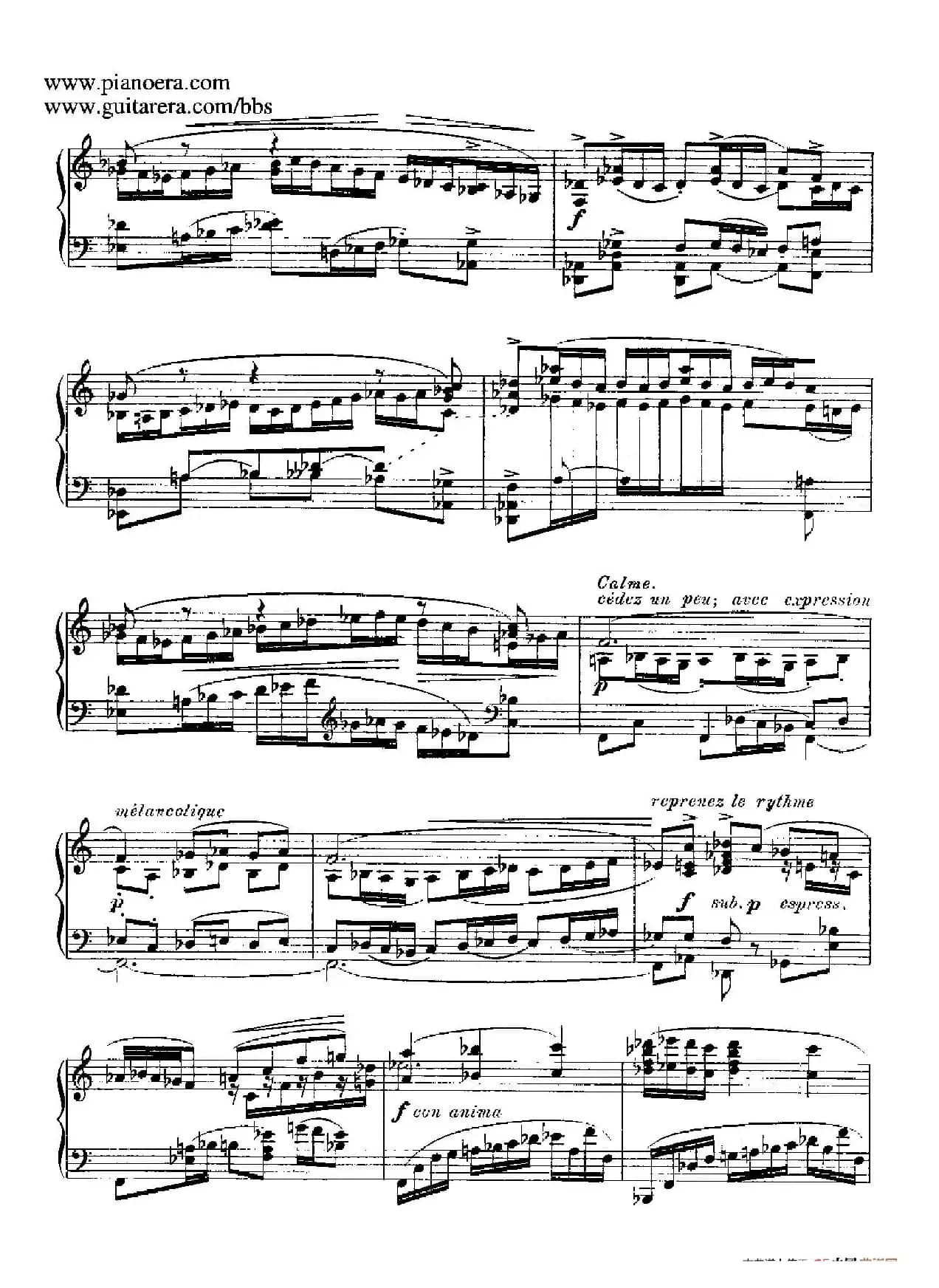 Goyescas（戈雅之画）（3. 烛光凡丹戈 El Fandango De Candil）