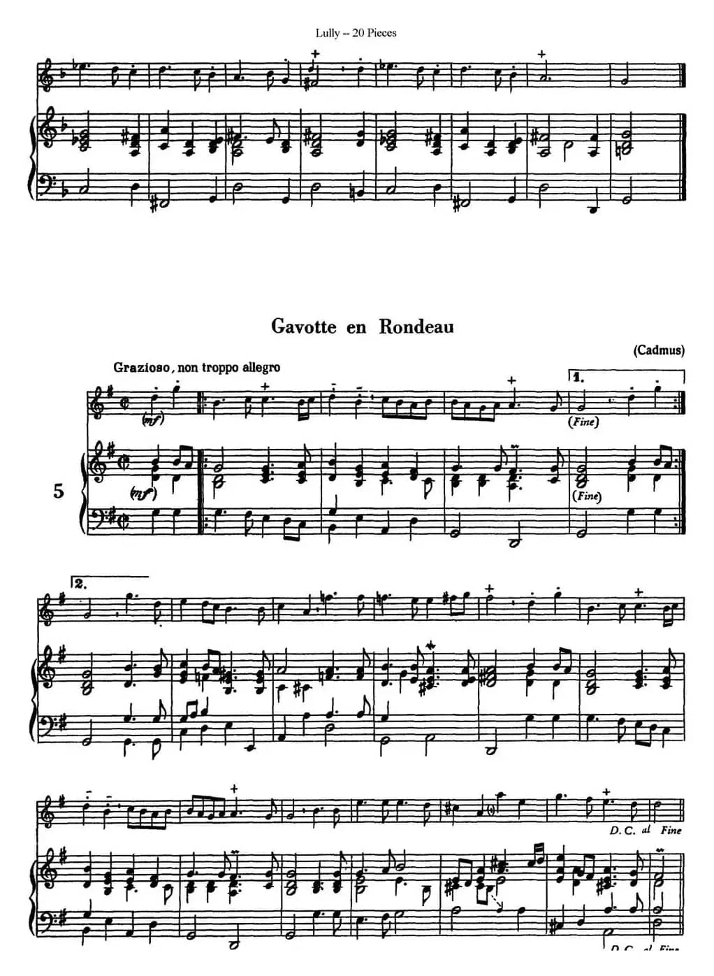 卢黎20首长笛附带钢琴伴奏曲