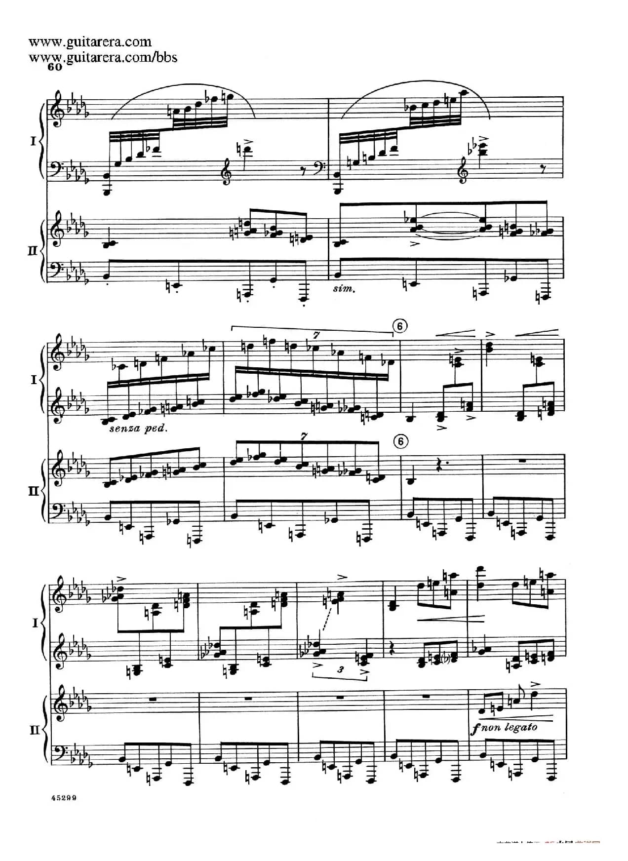 Piano Concerto Op.38（钢琴协奏曲·双钢琴·第三乐章）