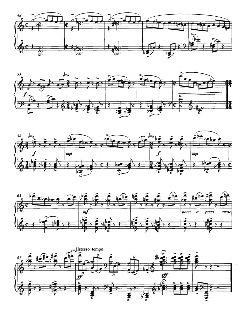 前奏曲四首（4）