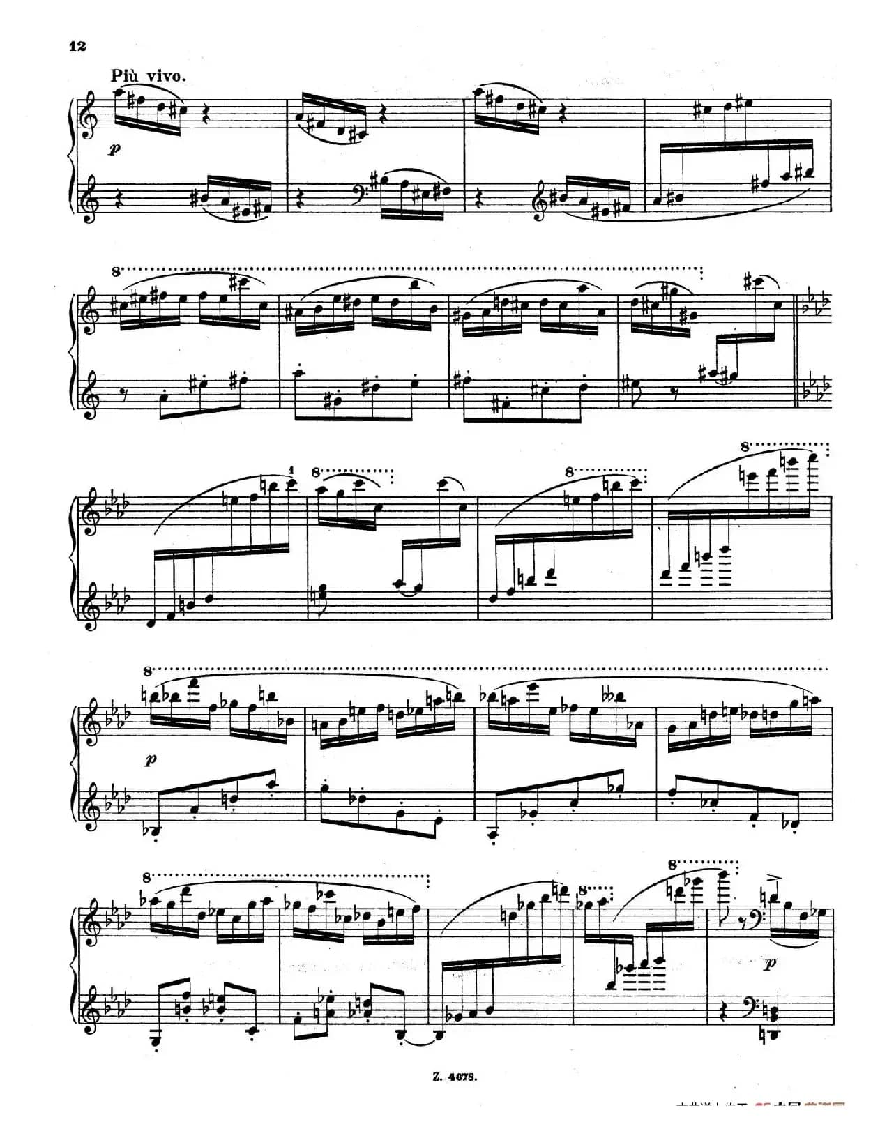 Charakterskizzen Op.40(个性素描 4. 万花筒 Kaleidoskop)