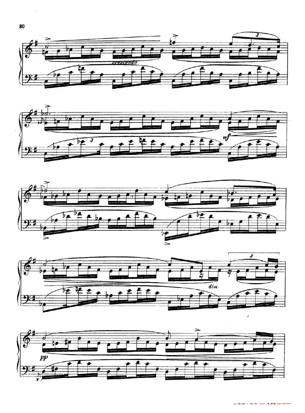 24 Characteristic Pieces Op.36（24首性格小品·15）