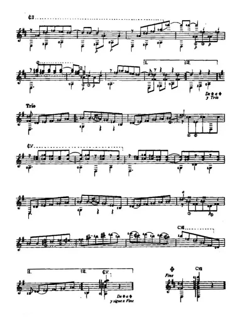 巴拉圭舞曲（古典吉他）