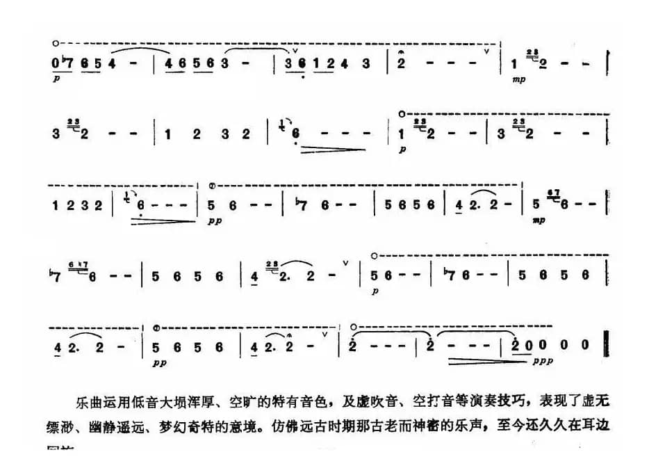 追溯（埙独奏谱）