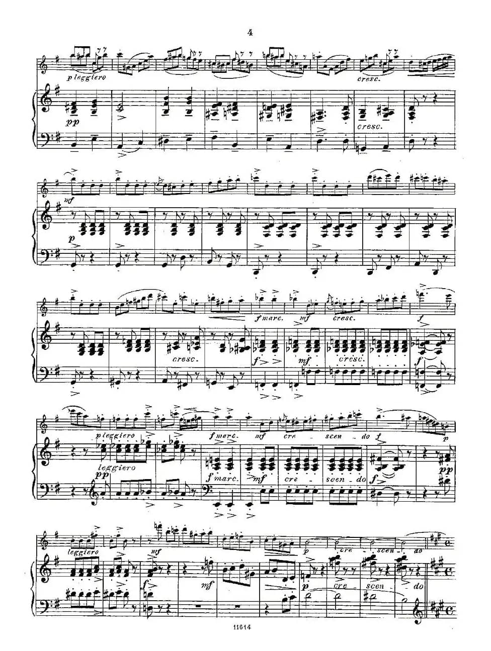 Opern-Transcriptionen.Op.45-4（长笛+钢琴伴奏）