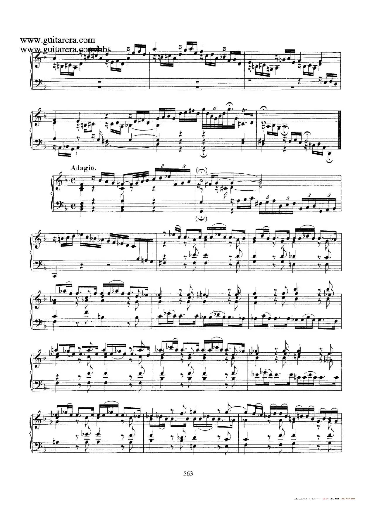 Toccata BWV 913（7首托卡塔·No.4.d小调）