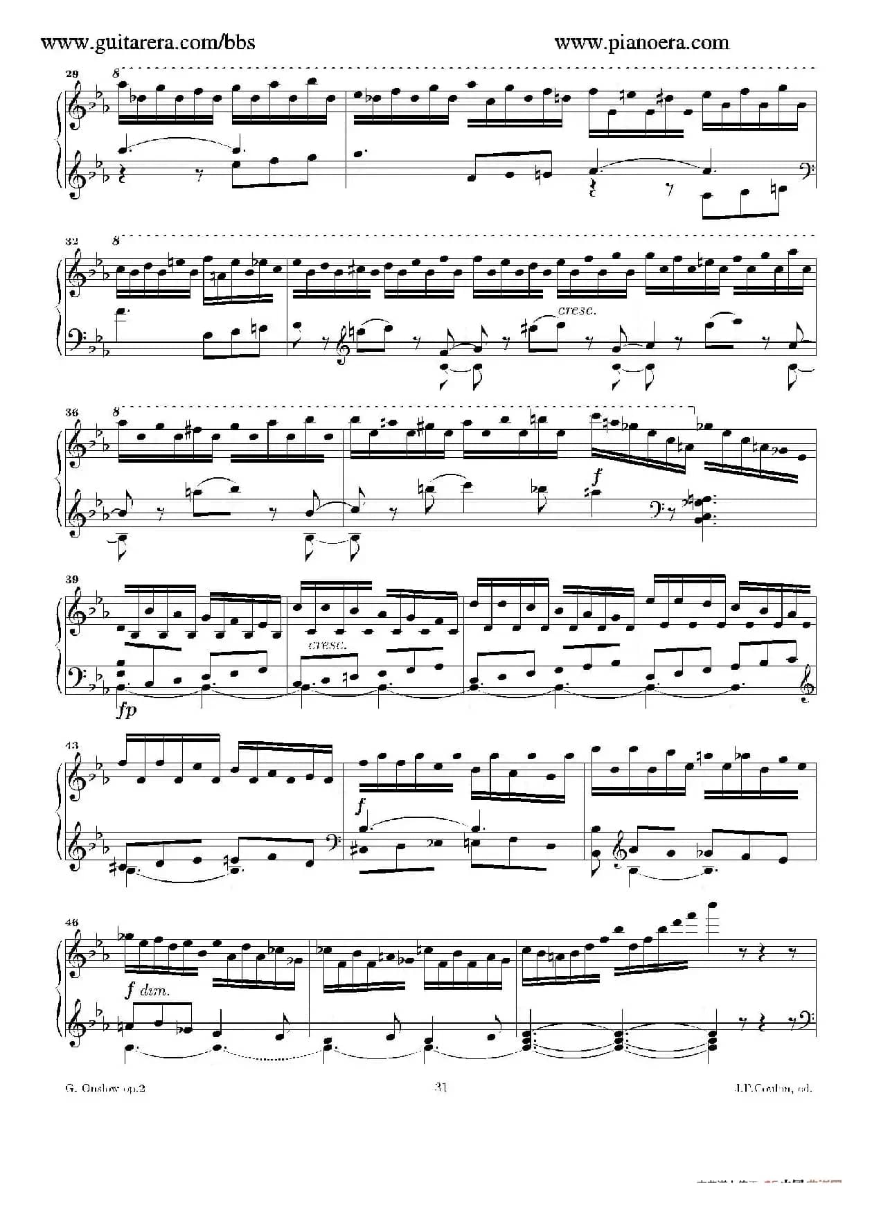 Grande Piano Sonata in c Minor Op.2（c小调华丽钢琴奏鸣曲·第四乐章）