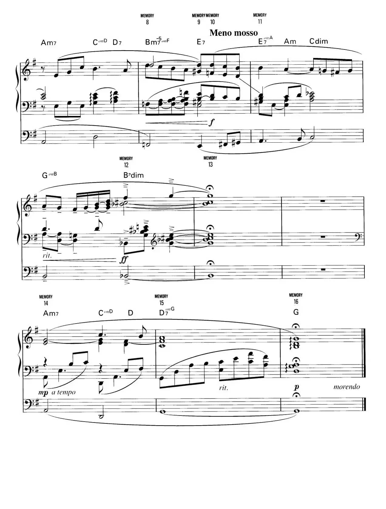 稳やかなタ暮れ（和善的黄昏） （双排键电子琴谱）