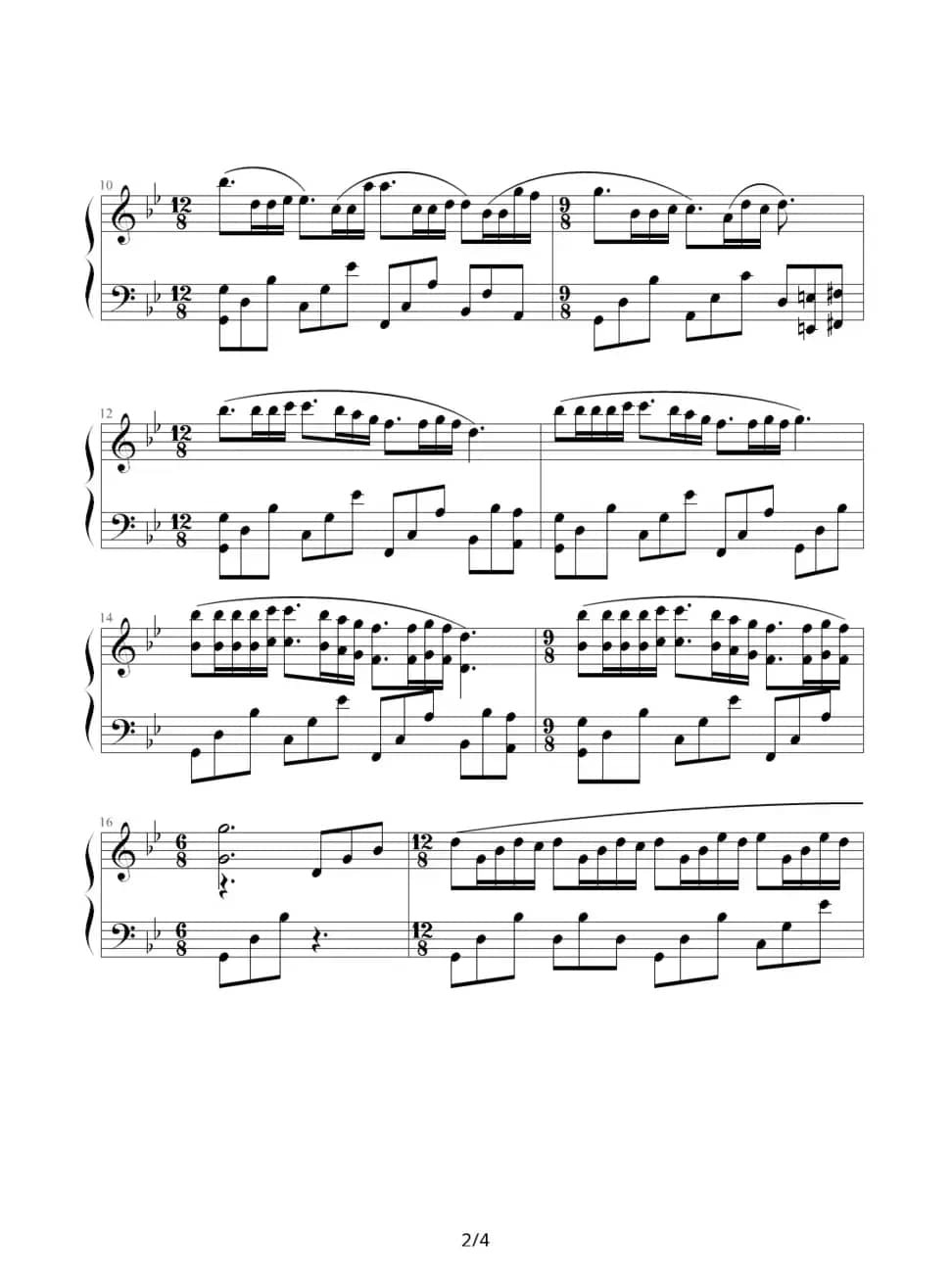 梦中的婚礼（席夙婵云制谱版）