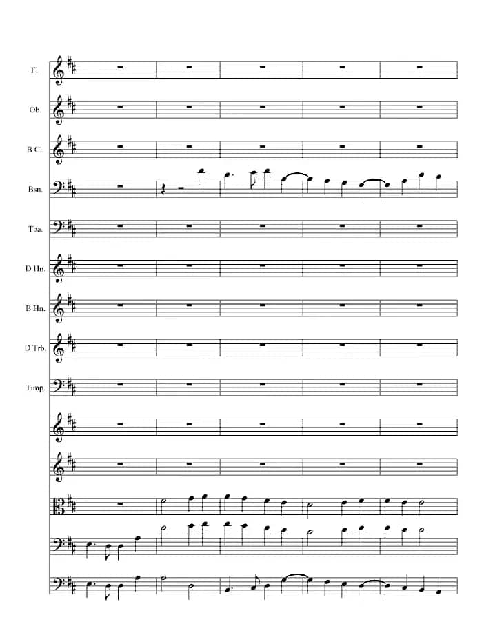 欢乐颂（总谱）