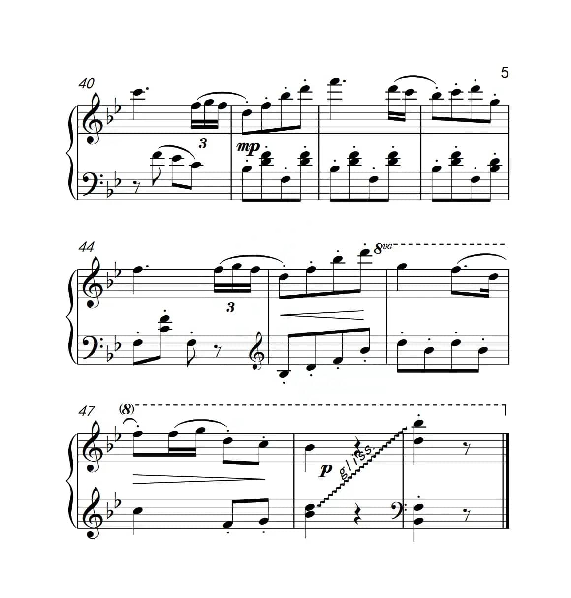 第三级 小风车（中国音乐学院钢琴考级作品1~6级）