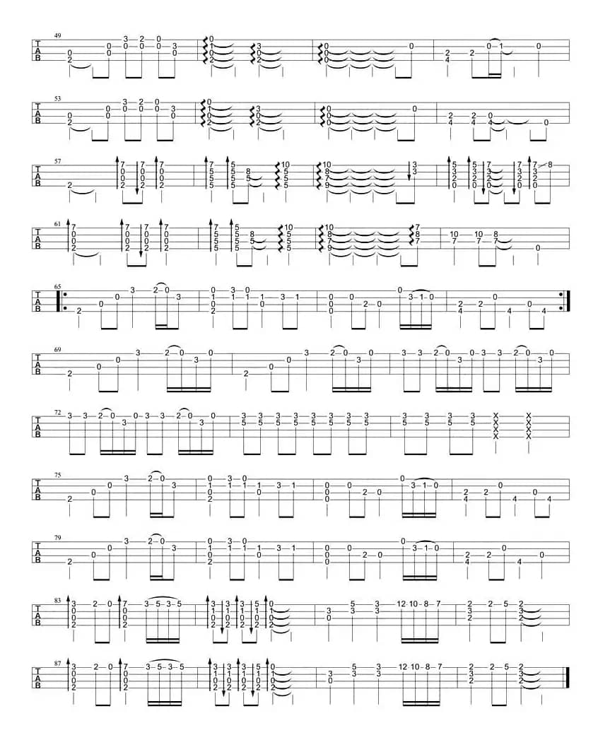 The Spectre（尤克里里指弹谱）