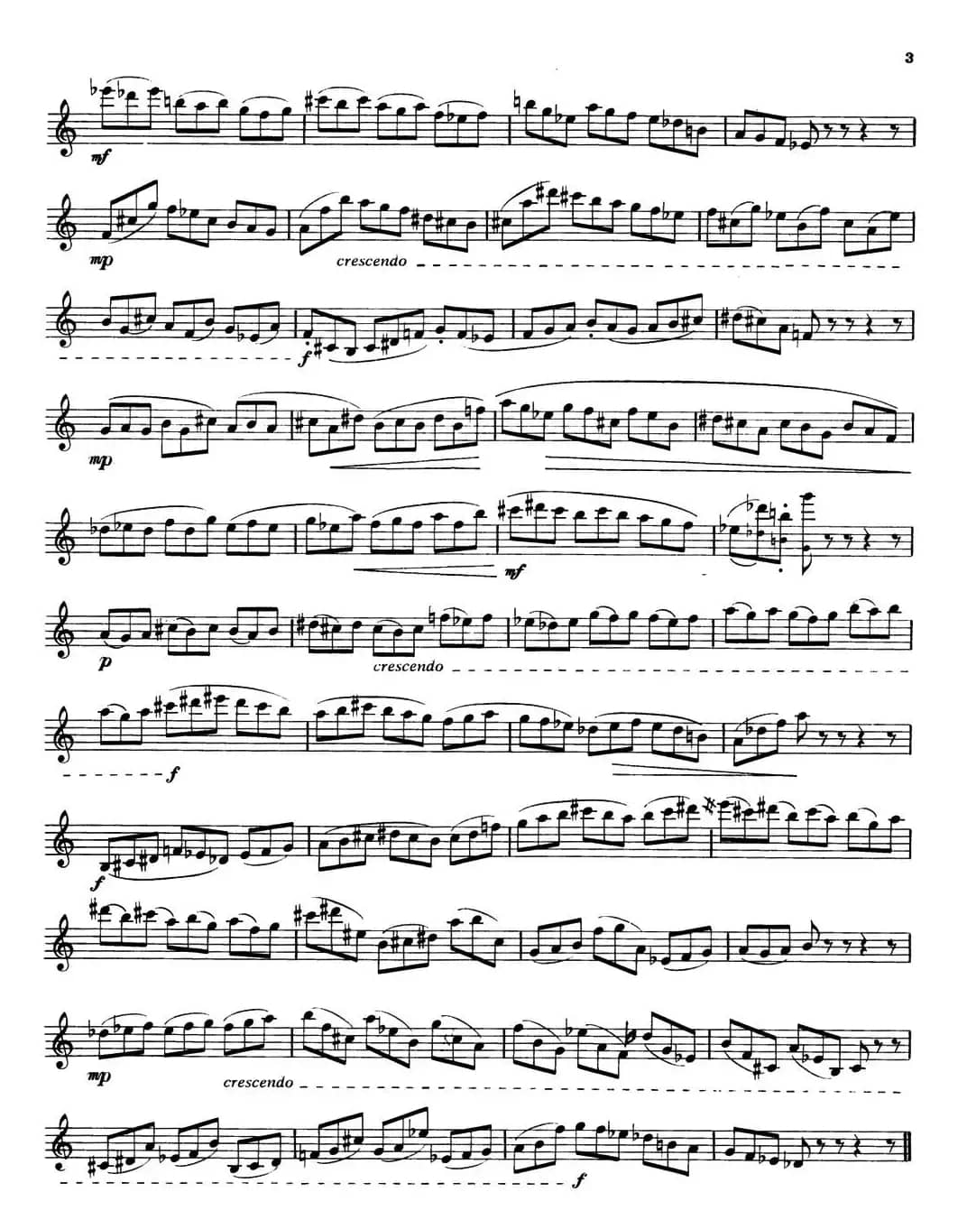 拉库尔萨克斯管练习曲28首（1—5）