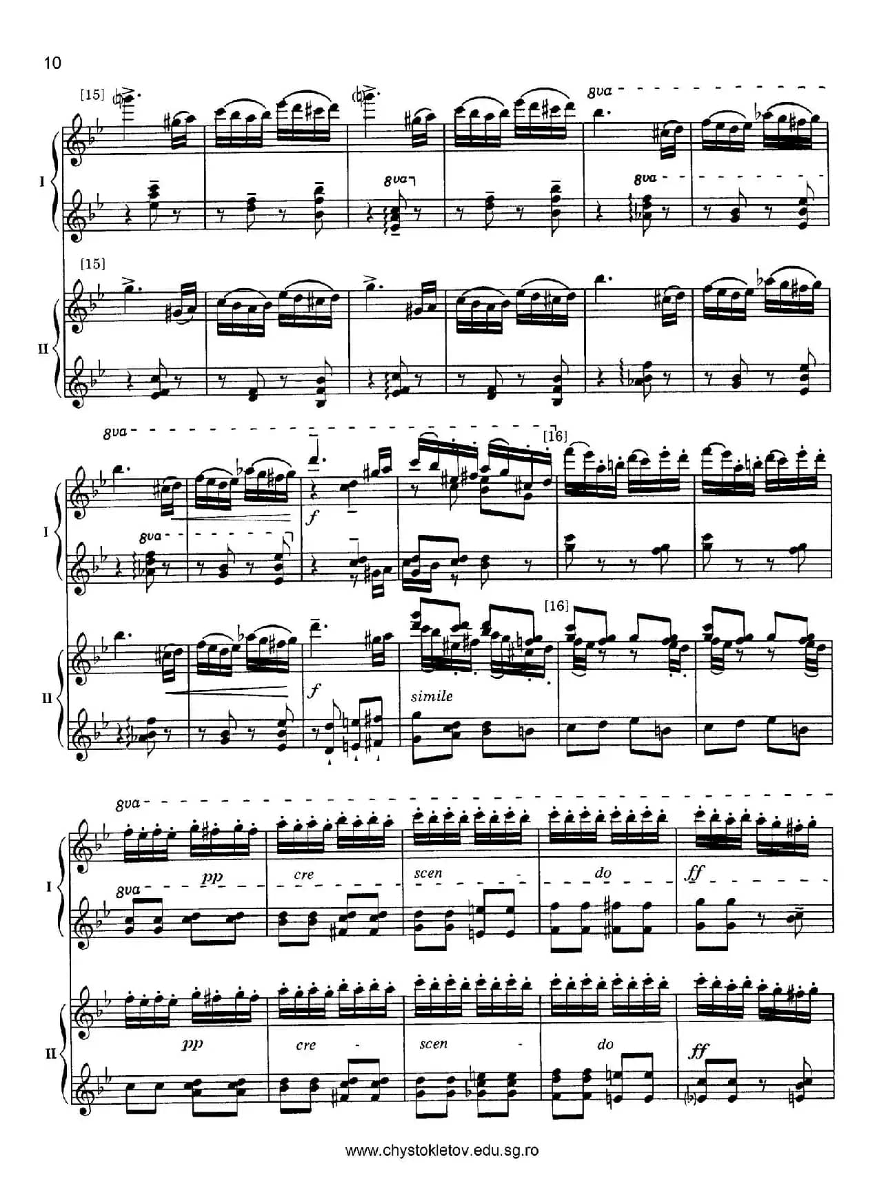 Nutcracker Op.71 芭蕾舞剧《胡桃夹子》（改编双钢琴版·第一部分）