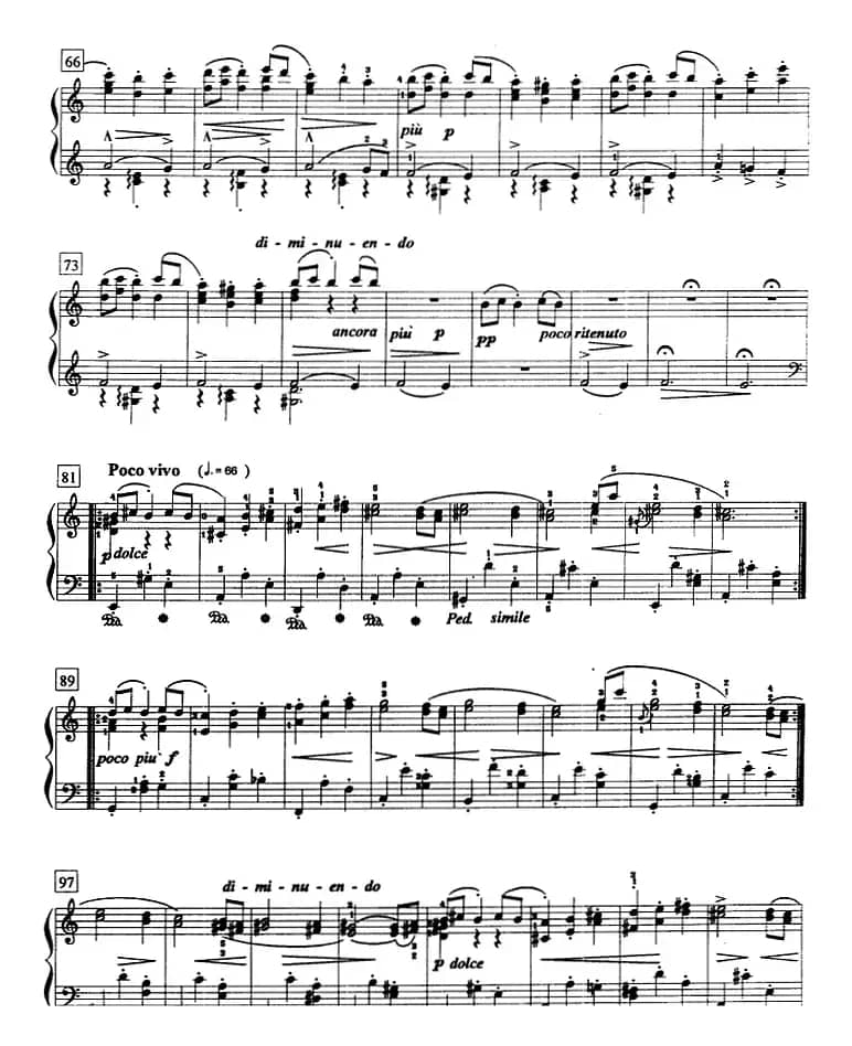 钢琴教程第八级 中外乐曲（富里安特舞曲）