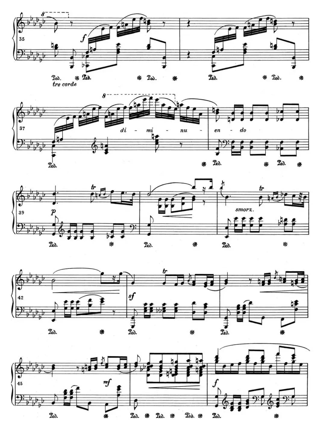 肖邦 波兰舞曲 Op.posth.P.1 No.8 降G大调