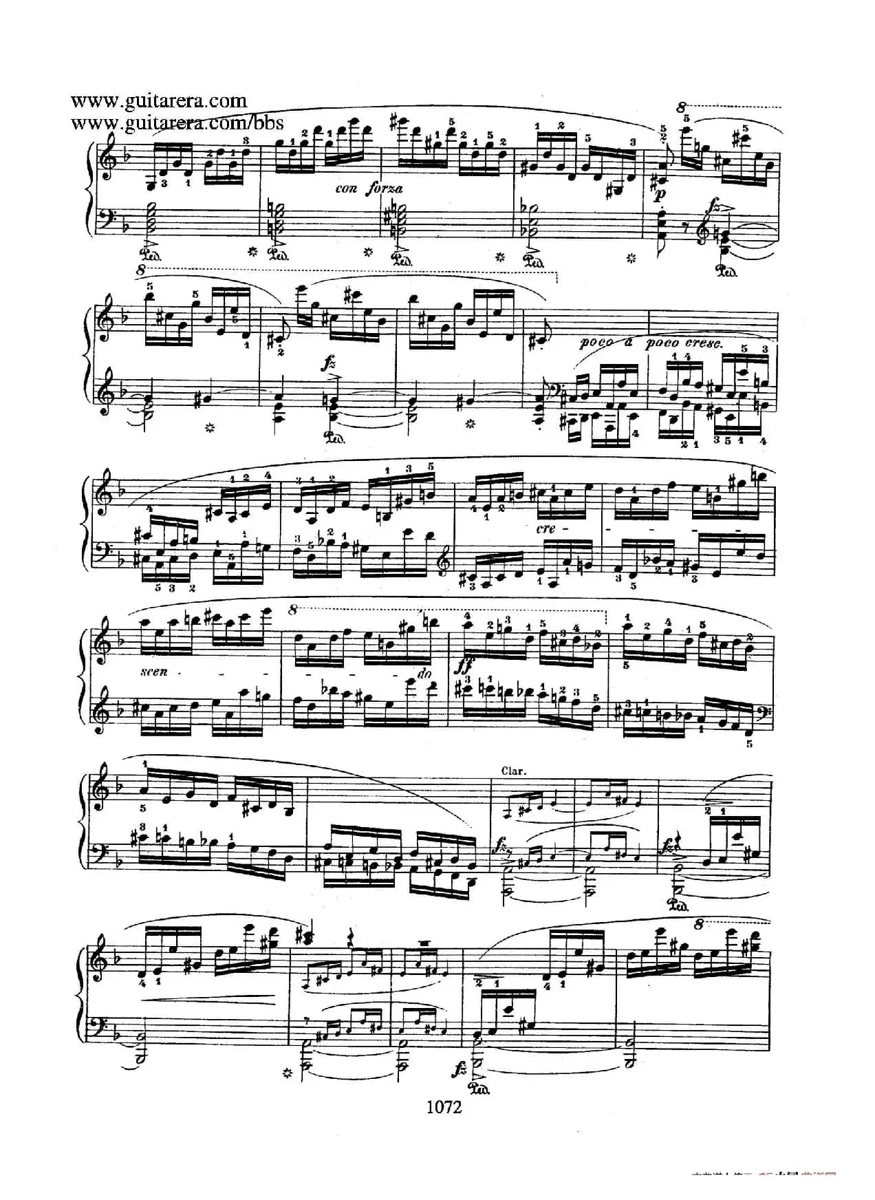 Krakowiak Grand Rondo de Concert Op.14 （克拉科维克音乐会用大回旋曲·钢琴独奏版）