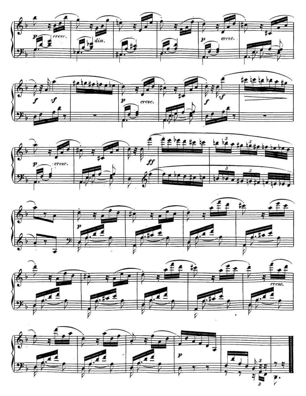 贝多芬钢琴奏鸣曲17 暴风雨 d小调 Op.31 No.2 D minor