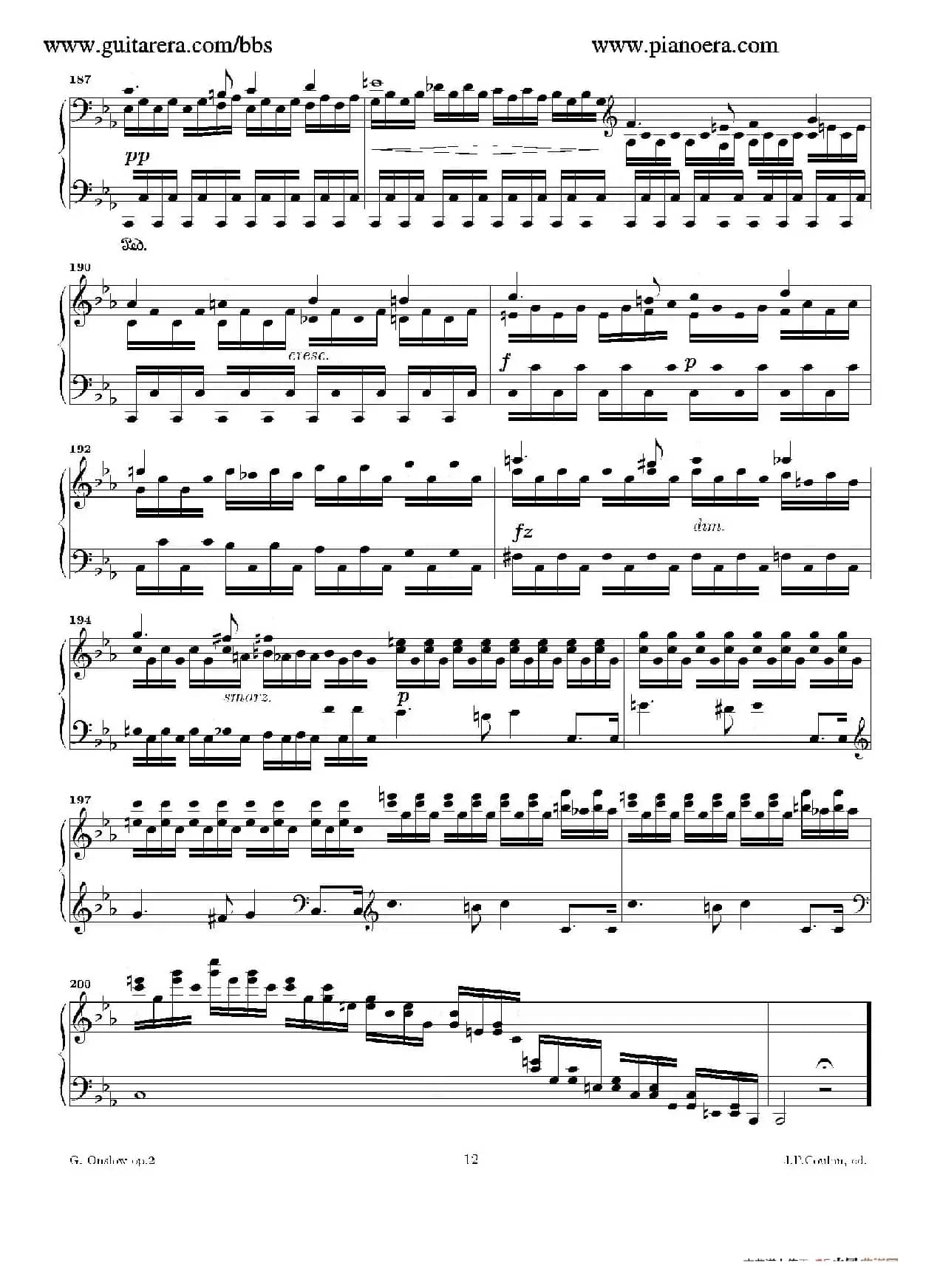 Grande Piano Sonata in c Minor Op.2(c小调华丽钢琴奏鸣曲·第一乐章)