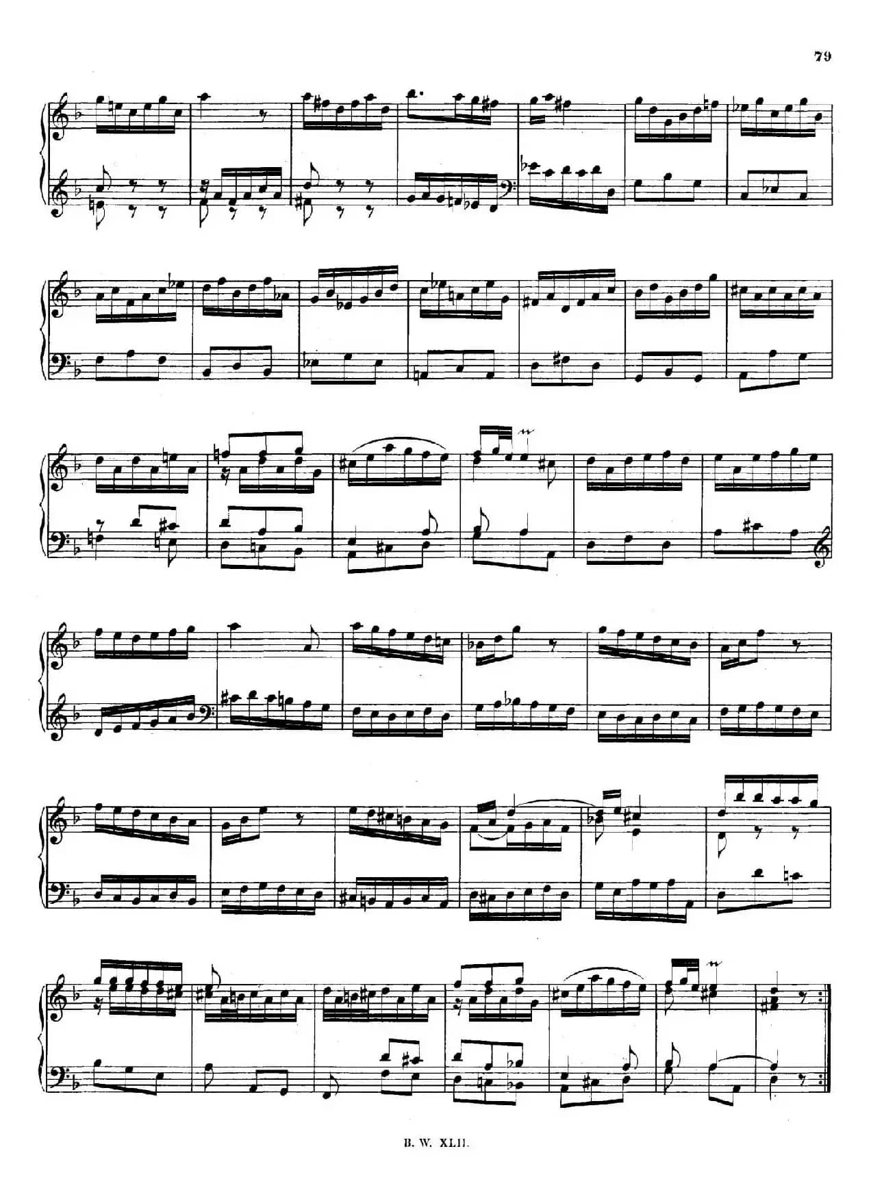 16 Concertos BWV 972-987(十六首为独奏古钢琴而作的协奏曲)(P21——30)