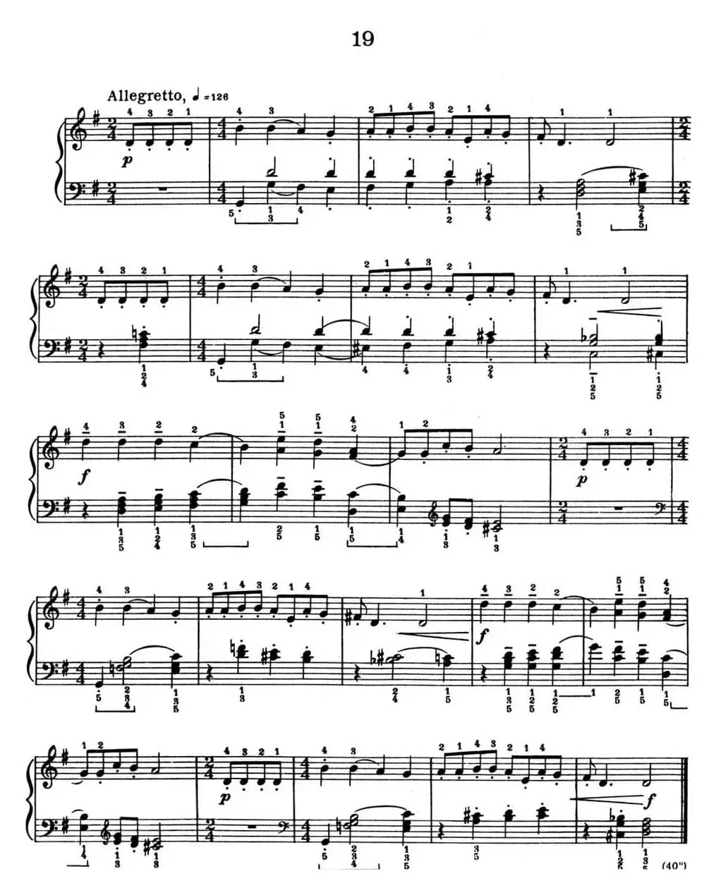 For Children Sz.42（献给孩子们·19）