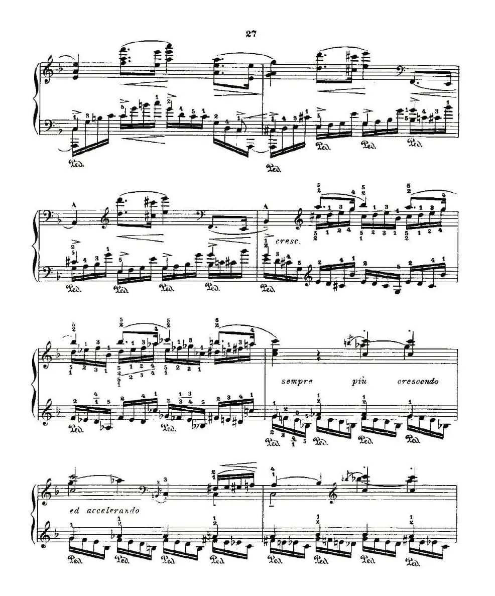 肖邦《练习曲》Fr.Chopin Op.10 No8-1