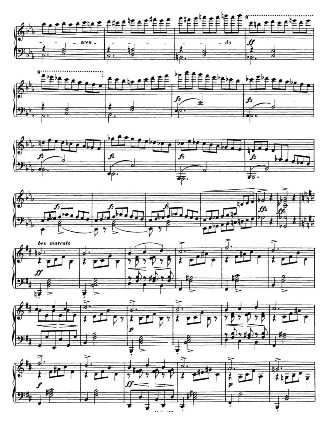 舒伯特降E大调即兴曲D.899，Op.90（NO.2）