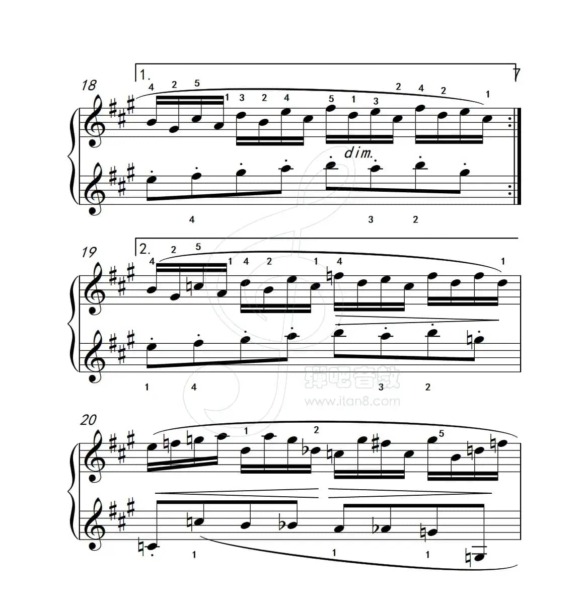 练习曲 40（克拉莫钢琴练习曲60首）