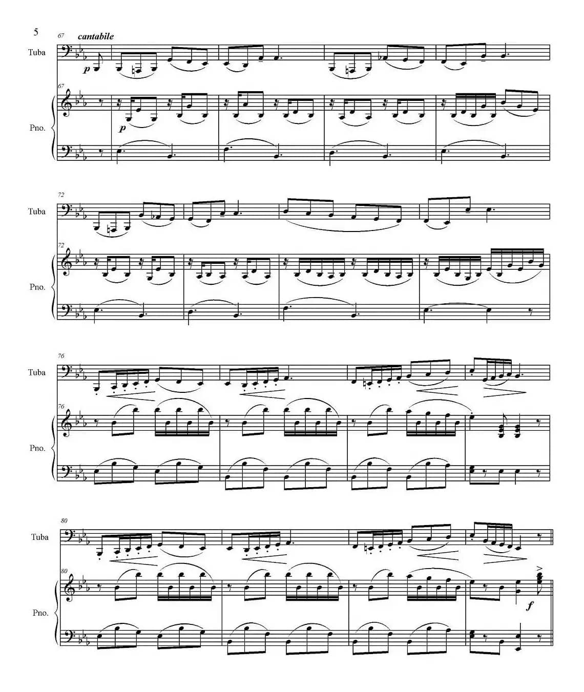 威尼斯狂欢节（大号+钢琴伴奏）