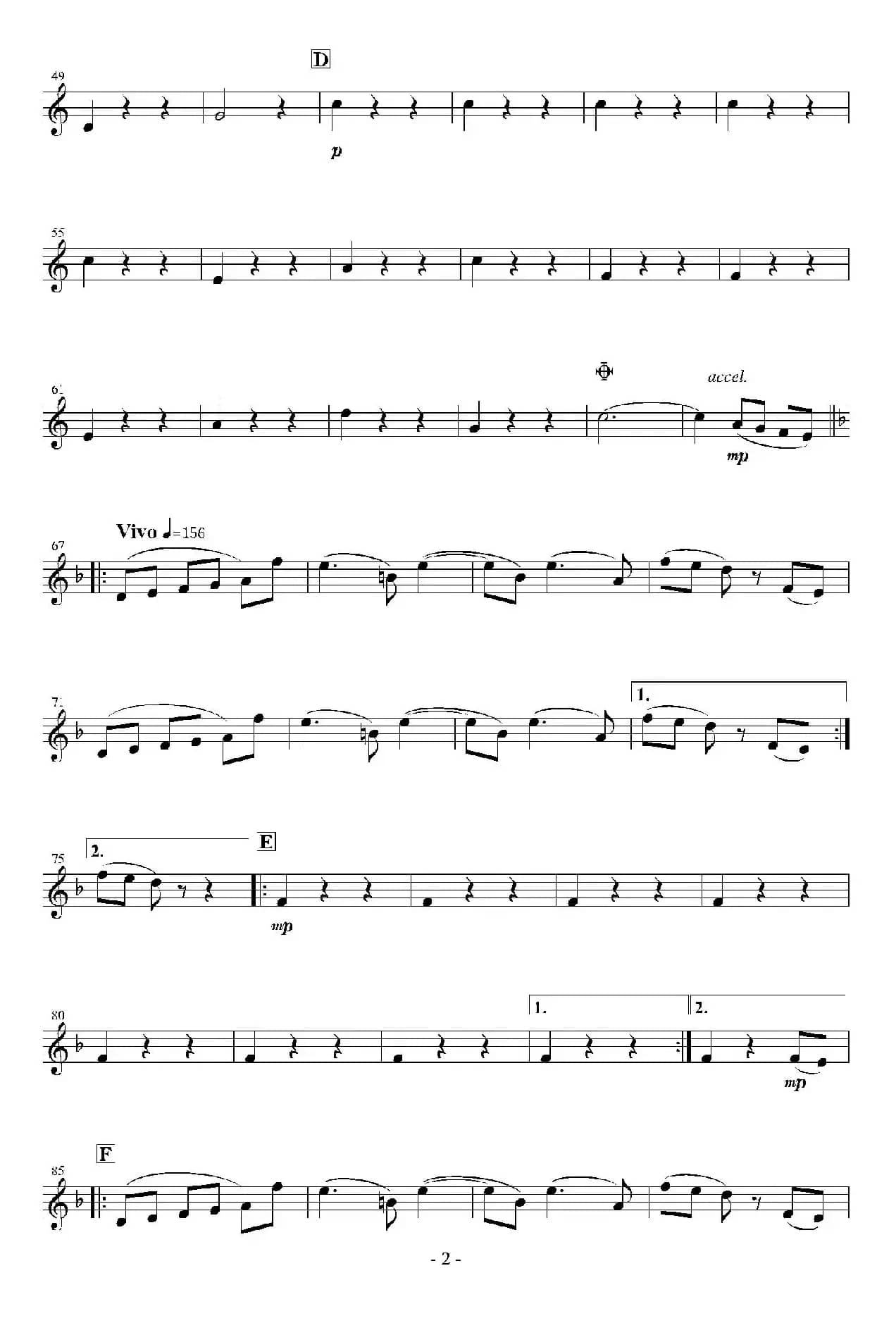 In the Green and Red Season（上低中音萨克斯分谱）