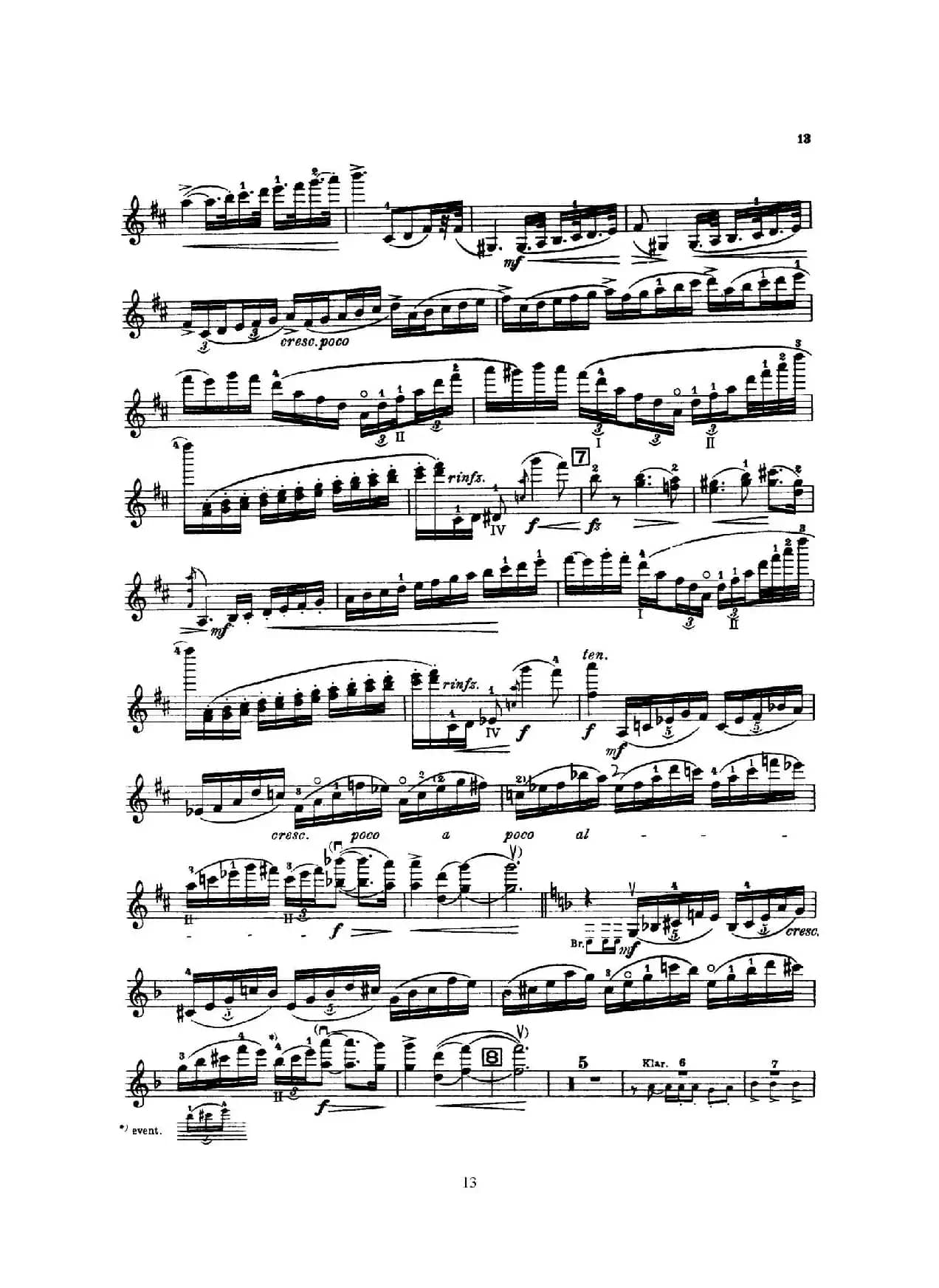 Concerto in D Minor Op.47（小提琴分谱）