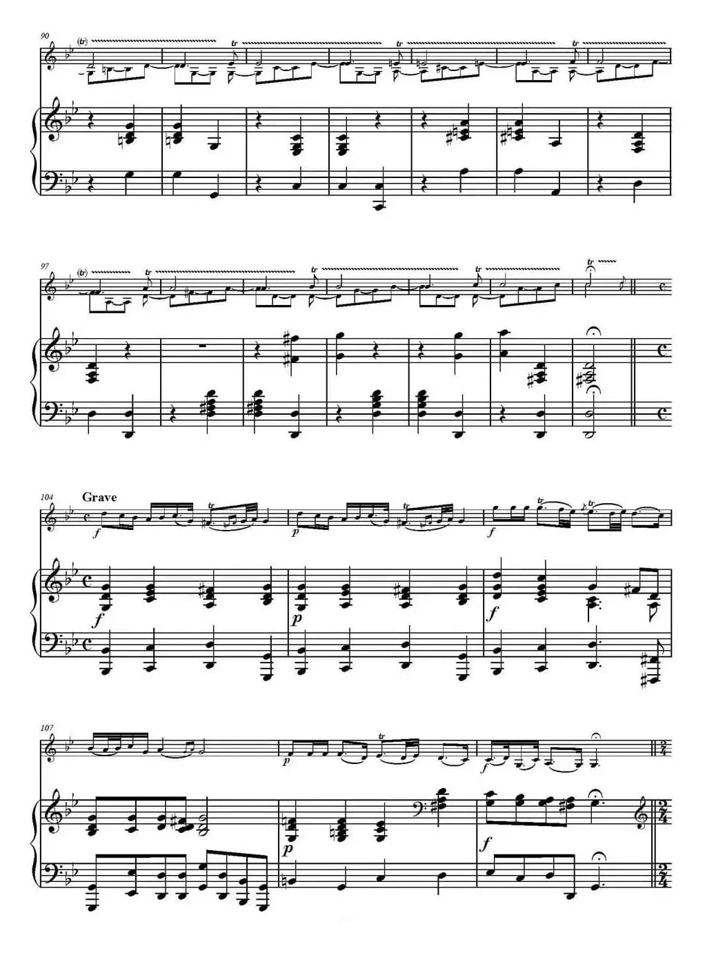 Devil's Trill（III、小提琴+钢琴伴奏）