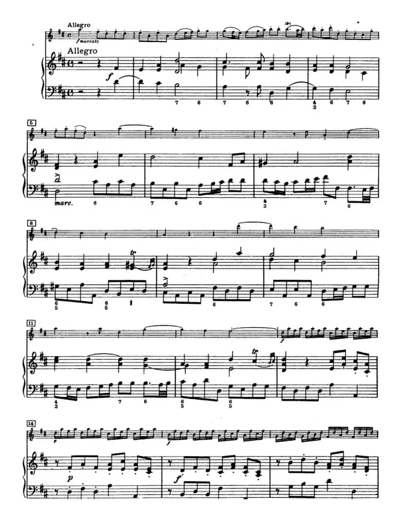 第四奏鸣曲（小提琴+钢琴）