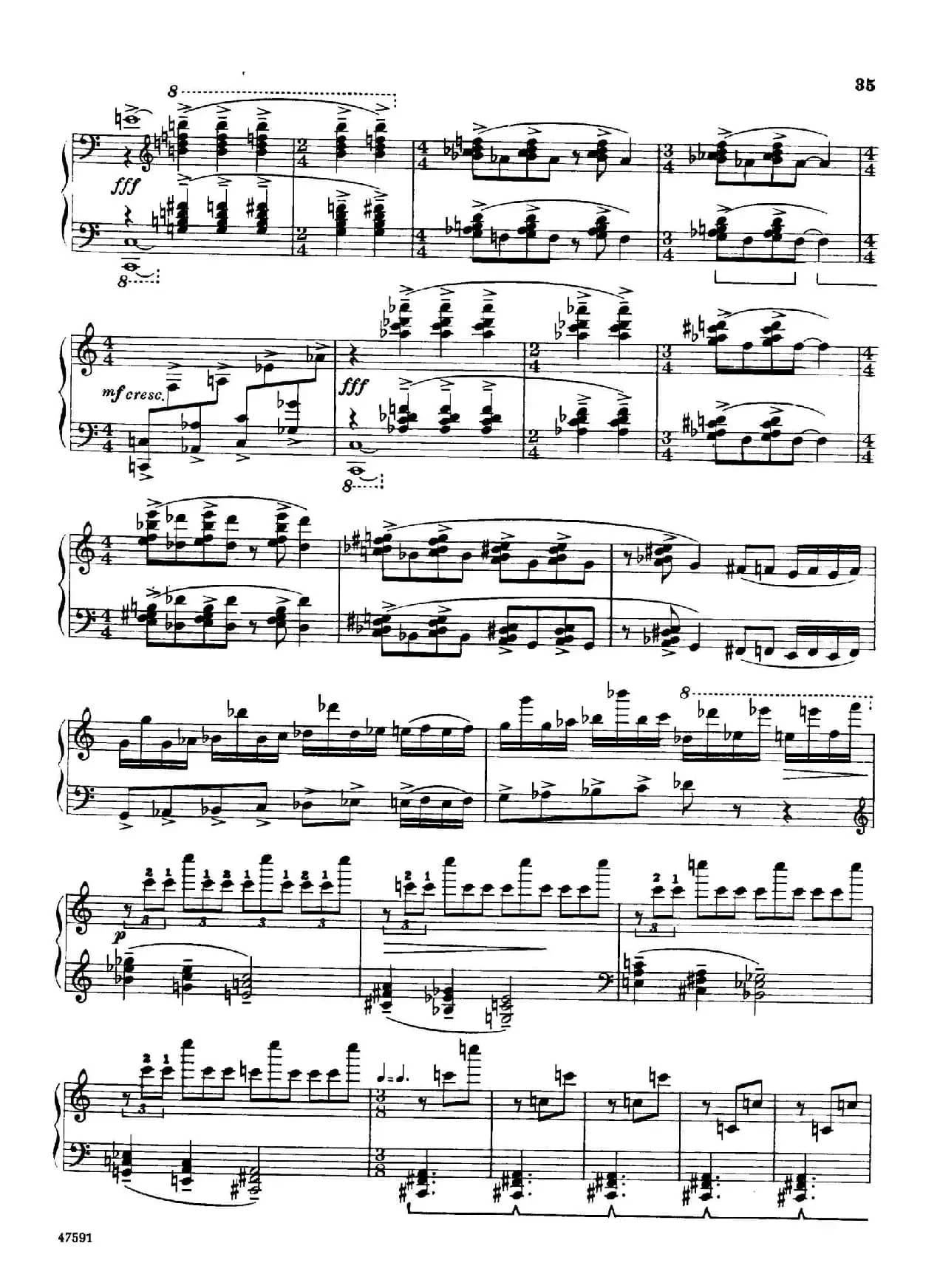 Piano Sonata in E-flat Major Op.95（降E大调钢琴奏鸣曲·Ⅲ）
