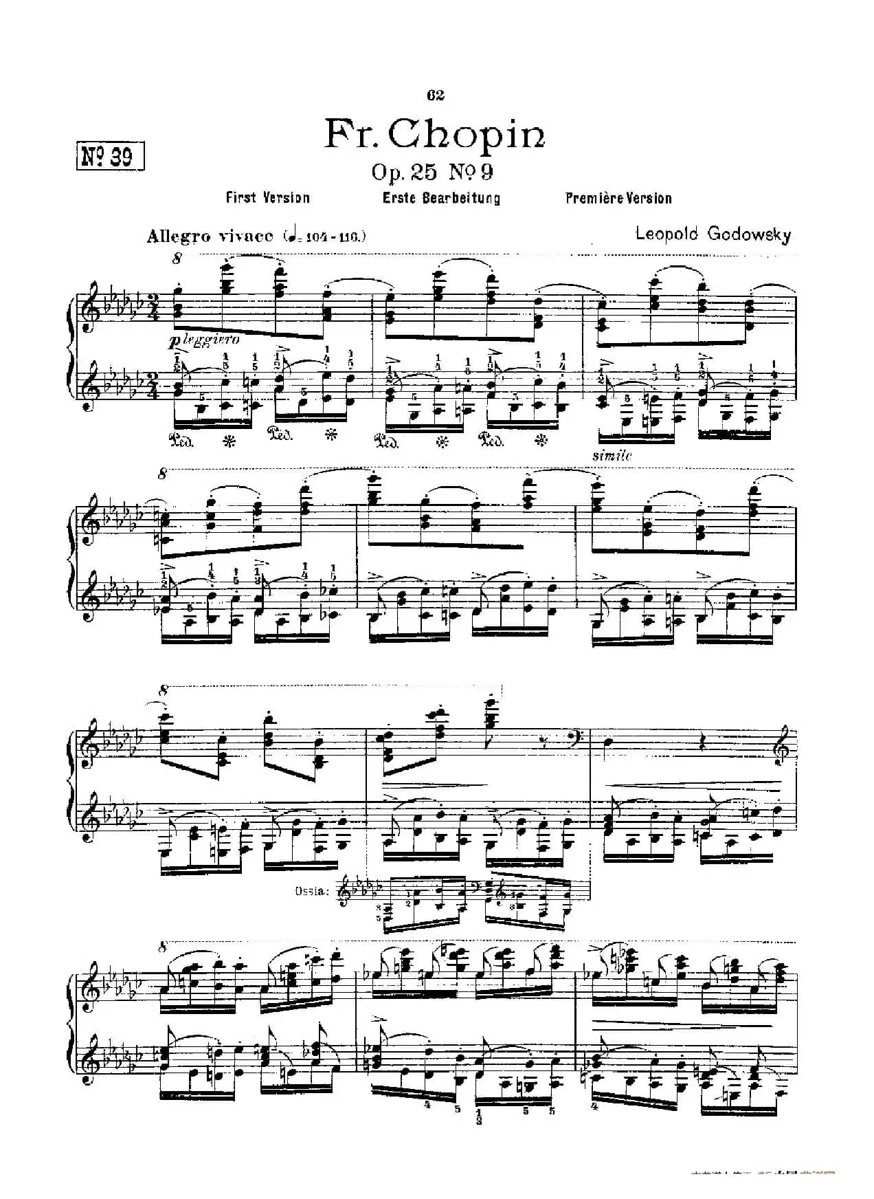 53首以肖邦练习曲为素材而作的练习曲（No.39）