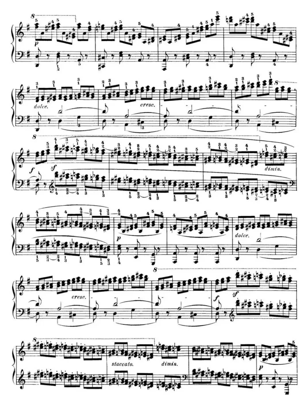 50首车尔尼Op.740钢琴手指灵巧技术练习曲（NO.39）