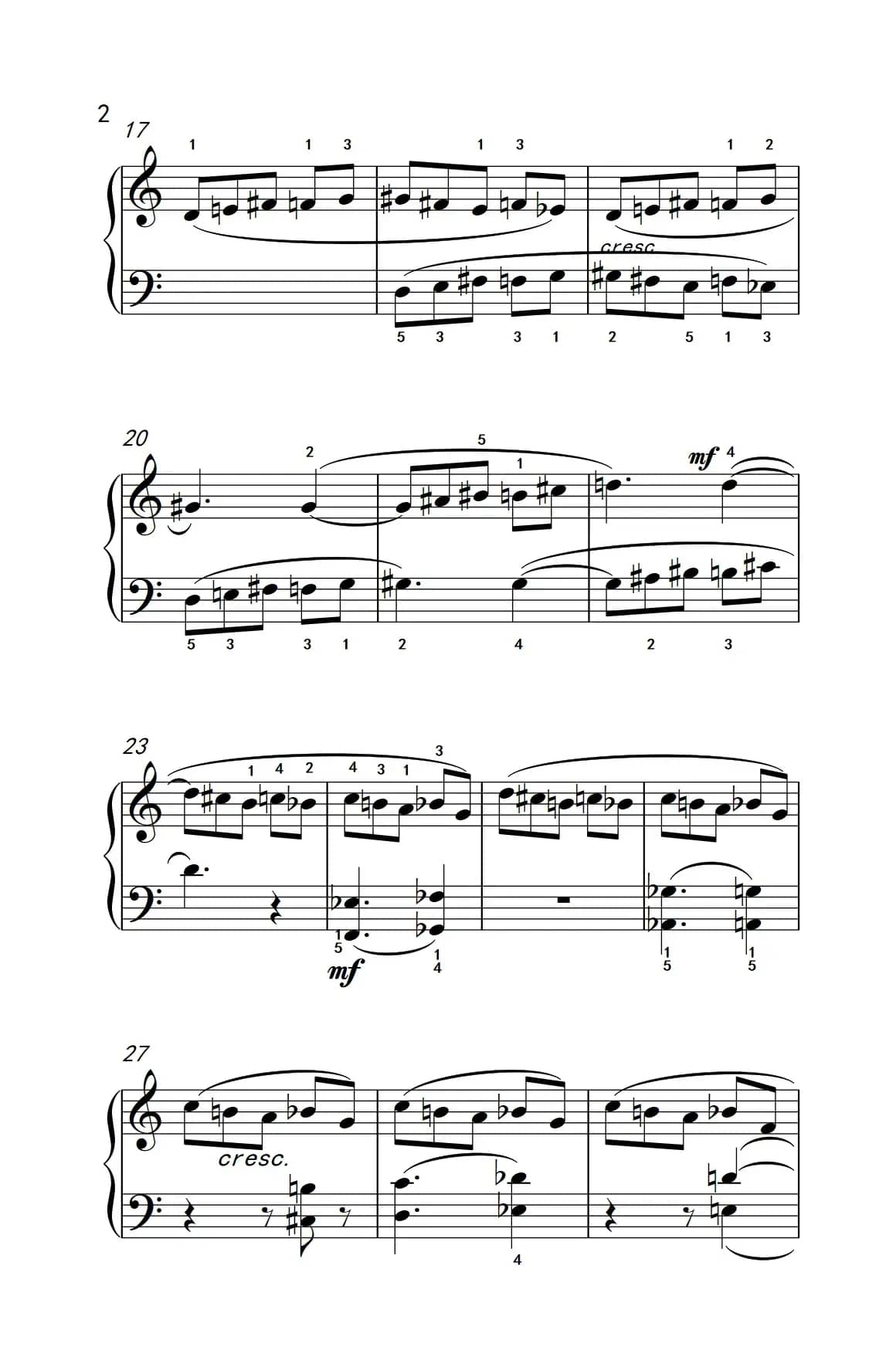 保加利亚节奏（二）（巴托克 小宇宙 钢琴教程 4）