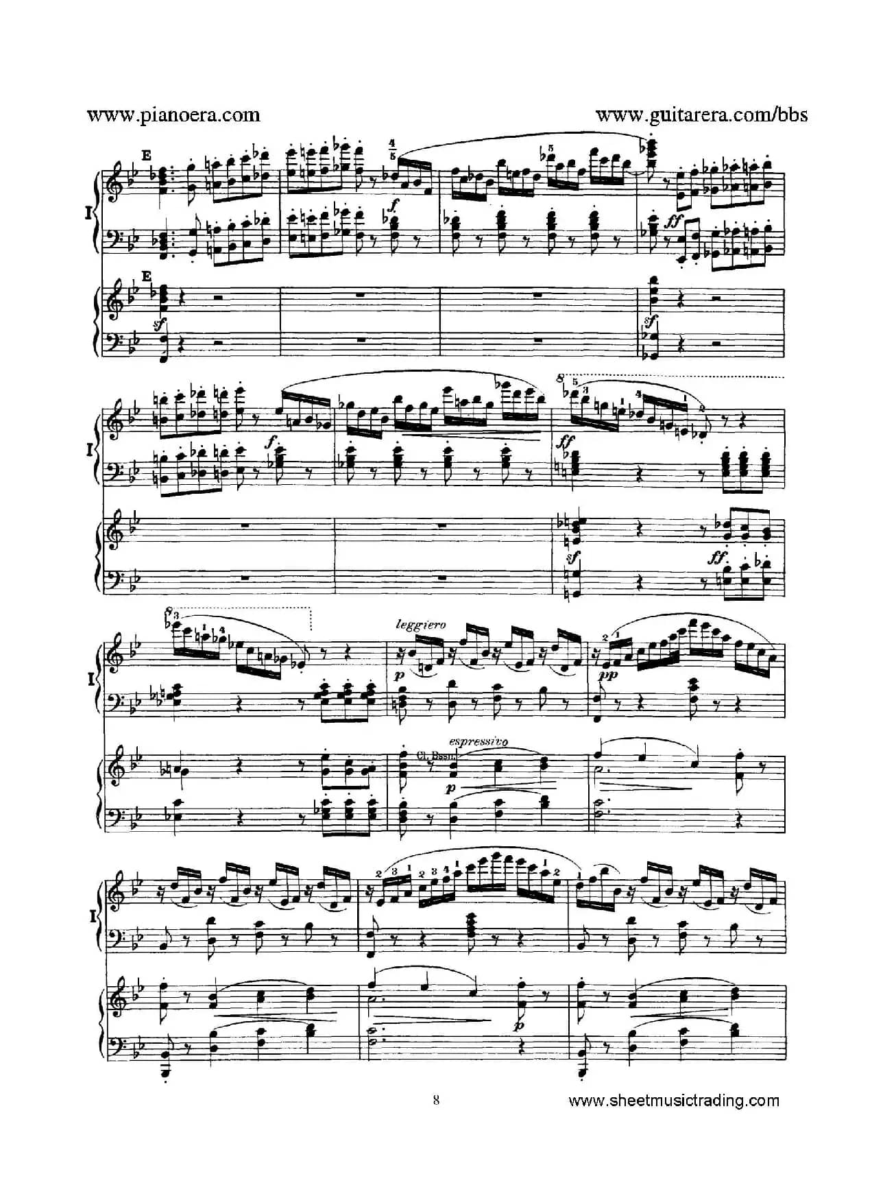 Piano Concerto No.1 in g Minor Op.25(g小调第一钢琴协奏曲·双钢琴)