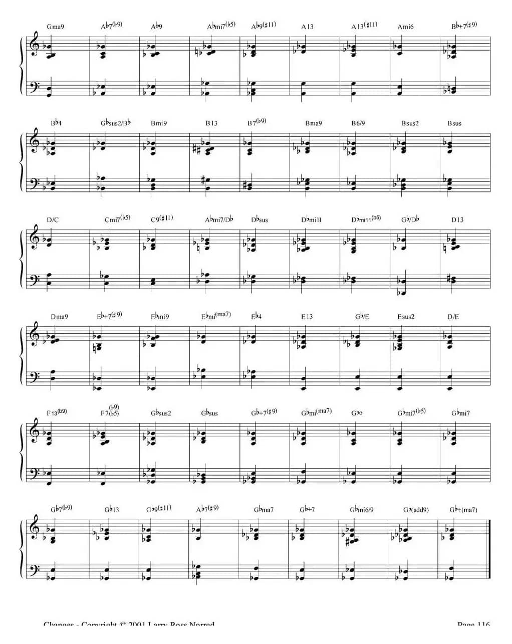 Changes（爵士乐和弦教材）（P101-125）
