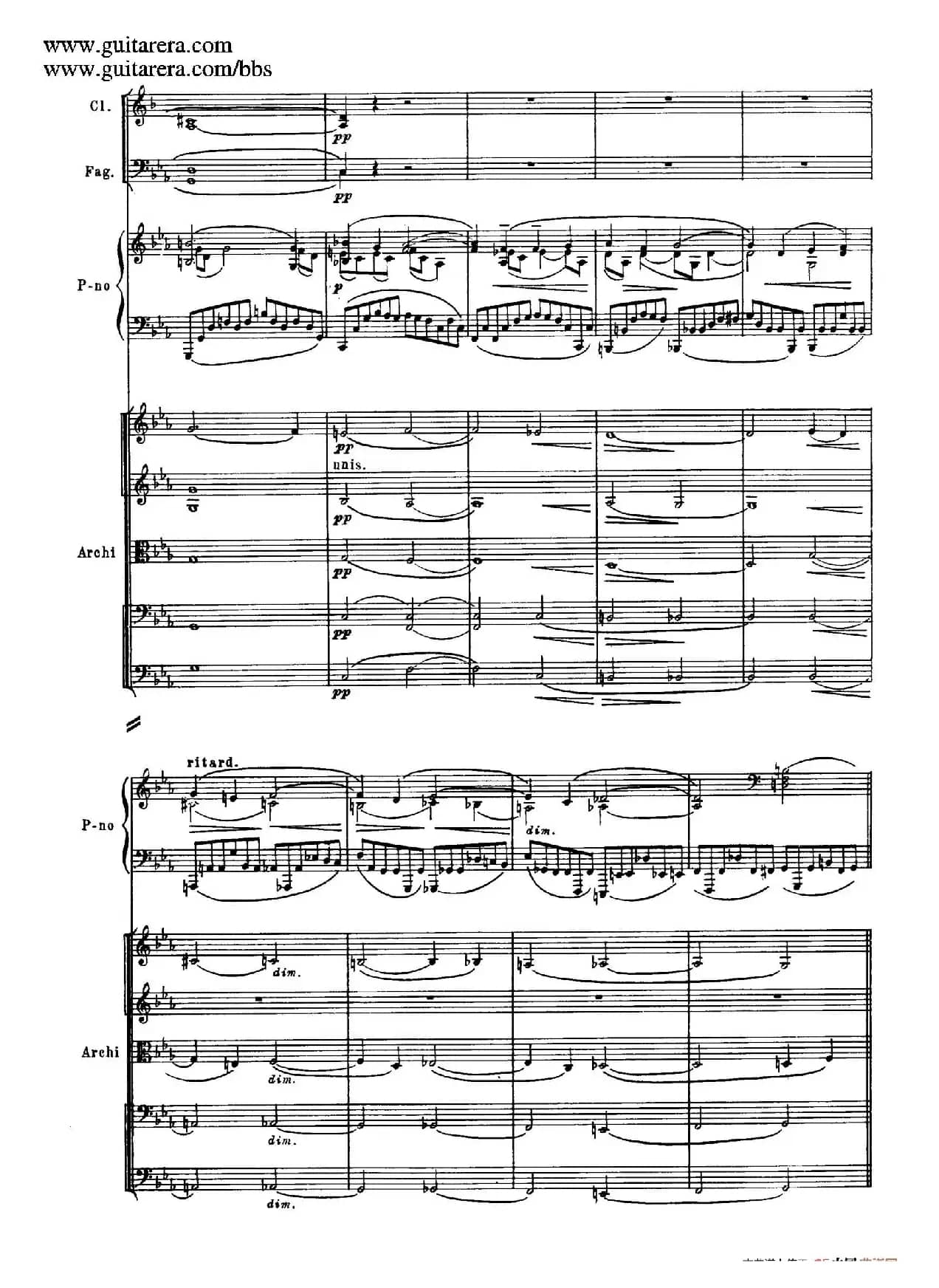 c小调第二钢琴协奏曲 Op.18（总谱·P37——45）