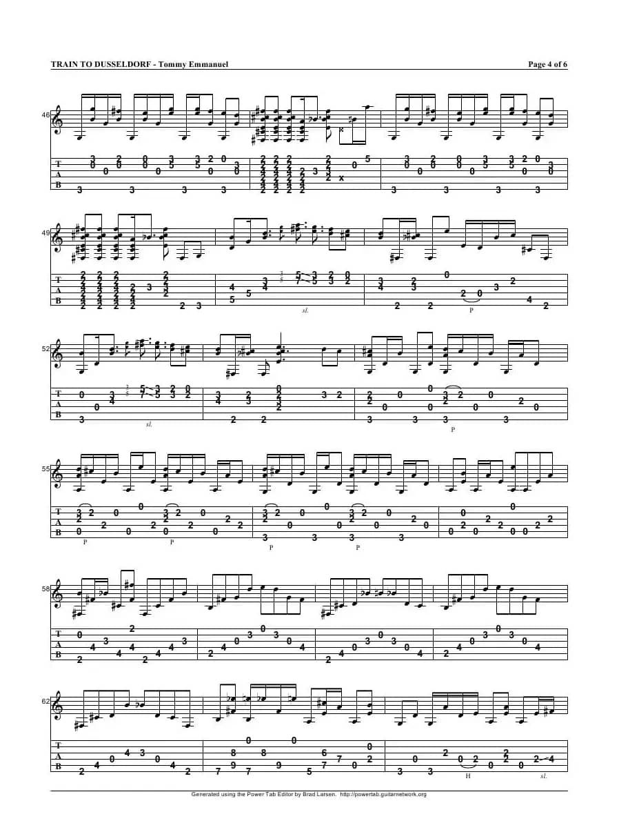 tommy emmanuel：train to dusseldorf（指弹吉它）