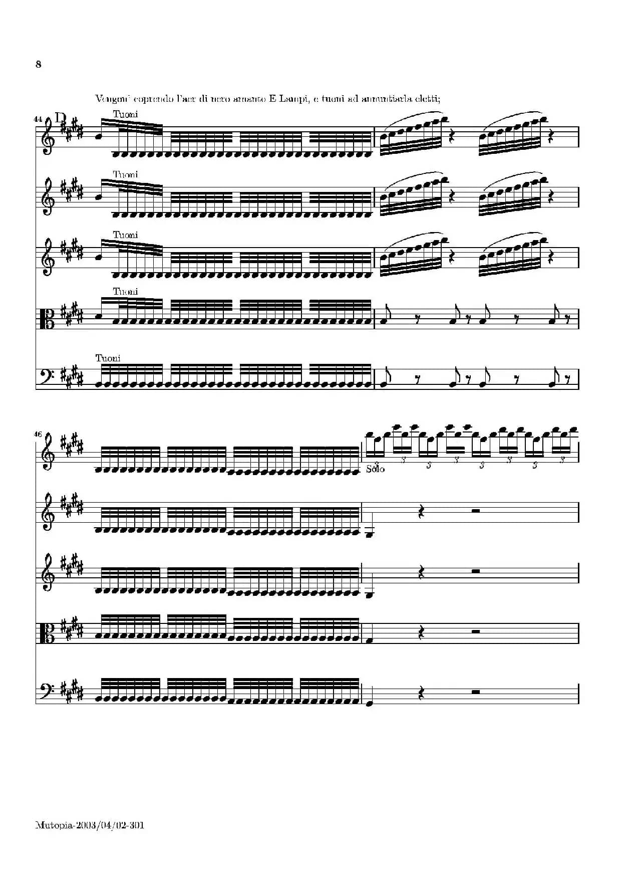 La Primavera·Spring（四季·春）（弦乐协奏曲总谱）