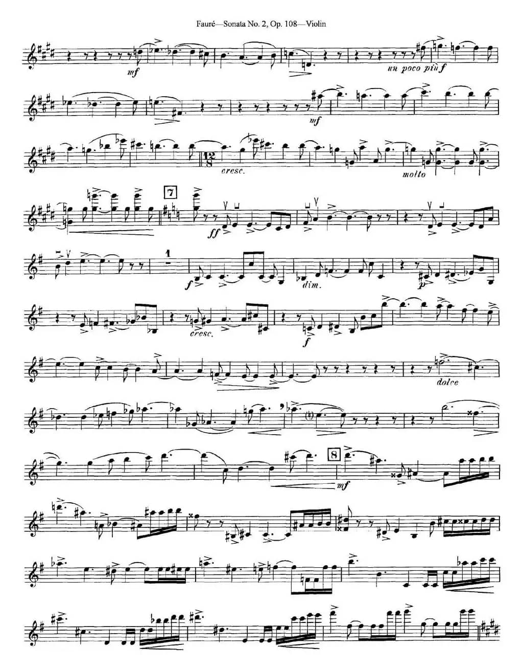 Violin Sonata No.2 Op.108