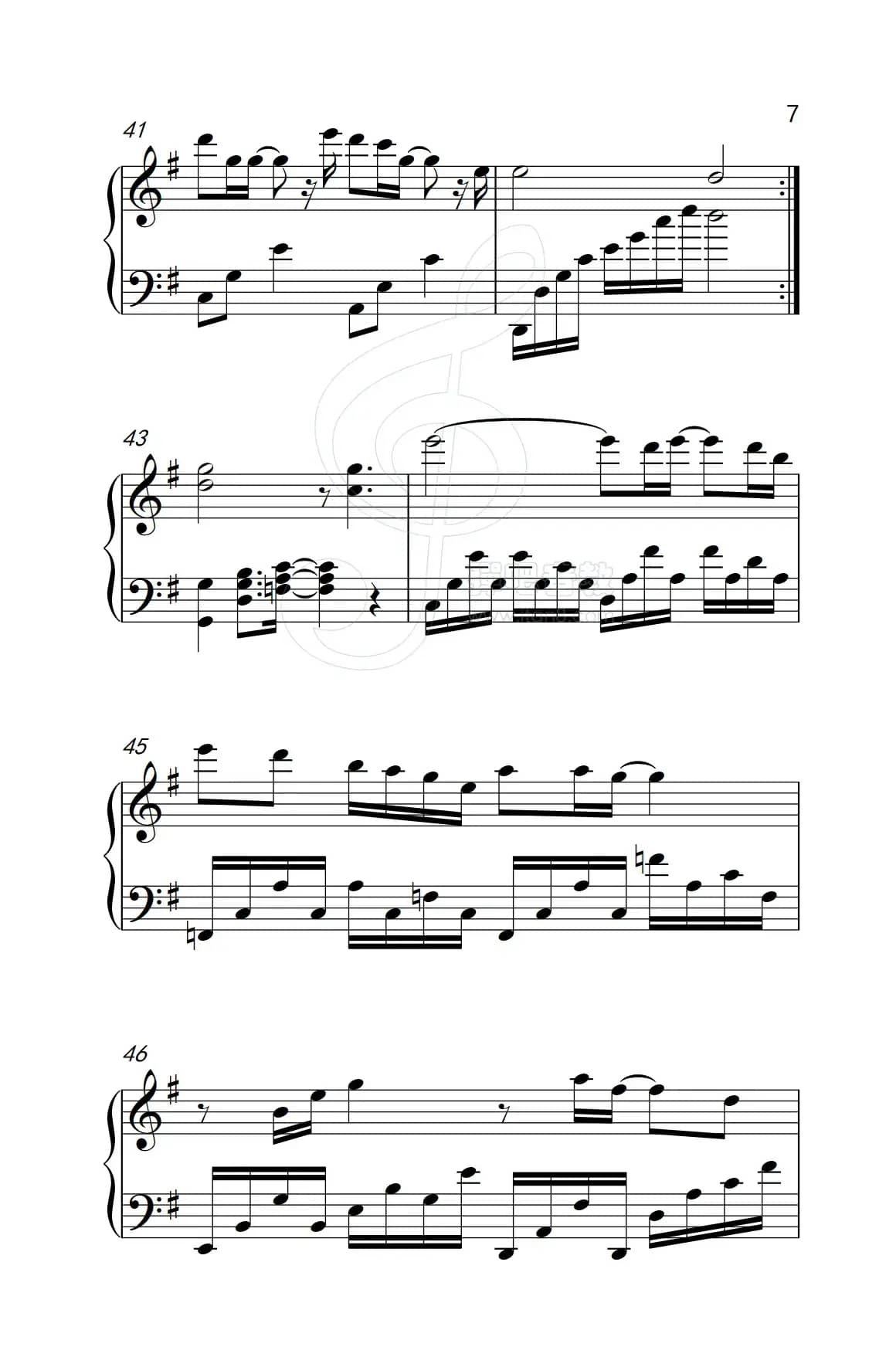 只想一生跟你走（《弹吧音教》制谱版）